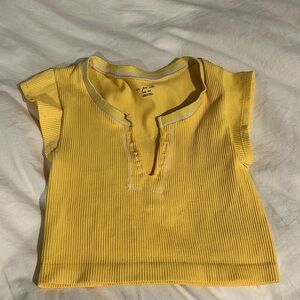 Urban outfitters yellow top